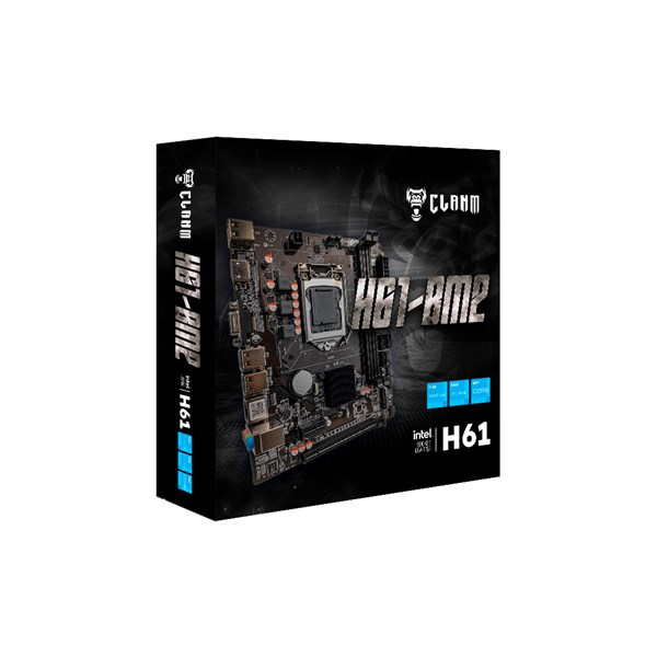 Placa Mãe H61 Clanm LGA 1155 DDR3 M.2 NVMe