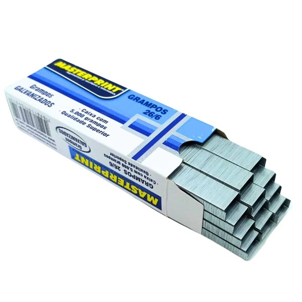 Caixa de Grampos Galvanizados 26/6 (5000unid)