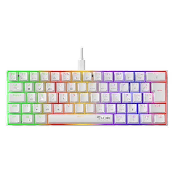 Teclado Mecânico 60% Snow Walker V2 Switch Red CLANM