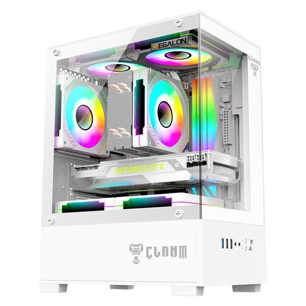 Gabinete Gamer Megalon Snow - Branco