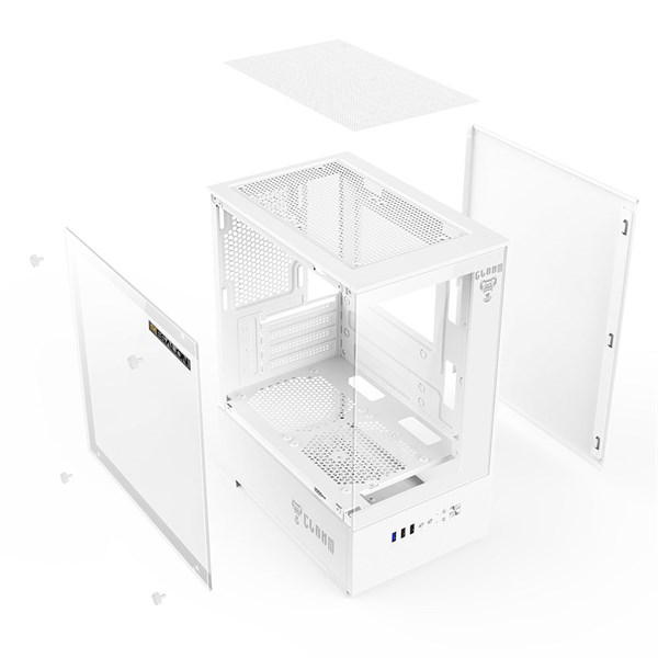 Gabinete Gamer Megalon Snow - Branco