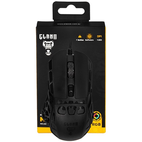 Mouse Gamer Mystic 7200 DPI Clanm