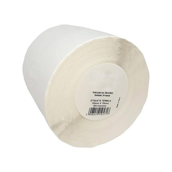 Rolo Etiqueta Térmica E-Commerce 100x150MM 500Und Master