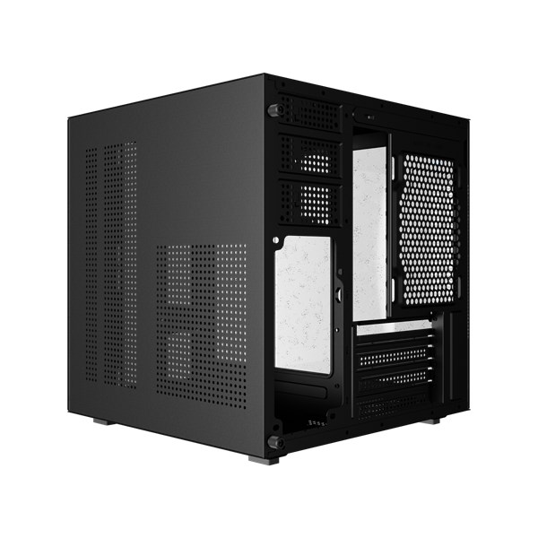 Gabinete Aquário Bluecase Life Preto Vidro Micro-ATX Mini-ATX