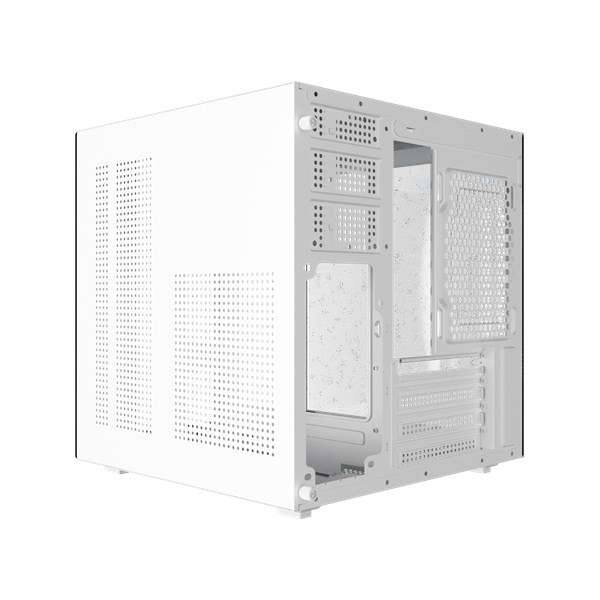 Gabinete Aquário Bluecase Life Branco Vidro Micro-ATX Mini-ATX