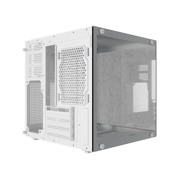Gabinete Aquário Bluecase Life Branco Vidro Micro-ATX Mini-ATX