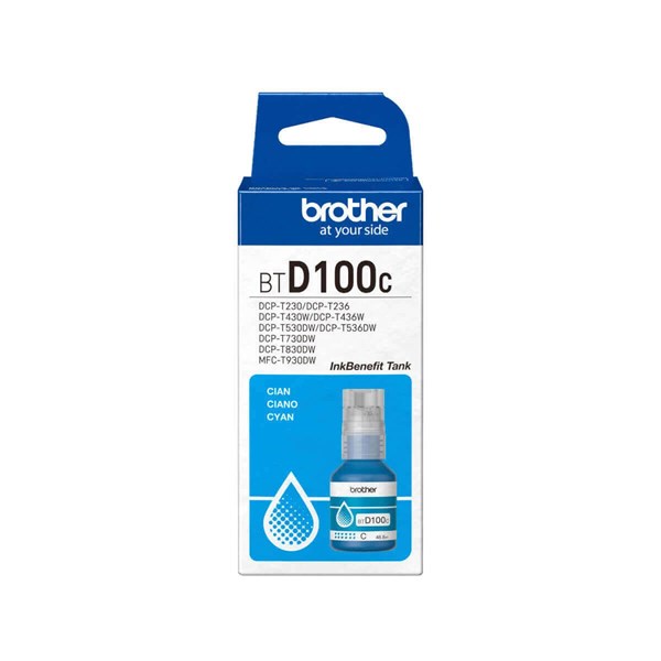 Refil Brother D100 BTD100C BT-D100 Ciano Original