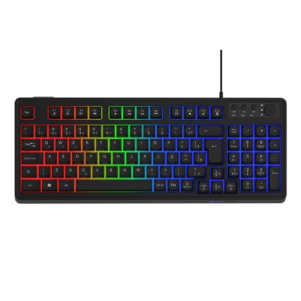 Teclado Gamer 85% Zenn Backlight Led Rainbow Clanm