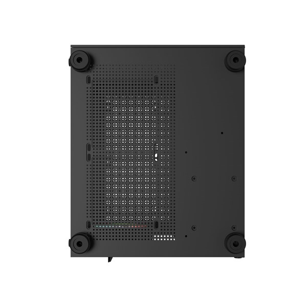 Gabinete Aquario BG-064 Pure Pro Preto Bluacase 3 Fans Rainbow Vidro USB 3.0 M-ATX ITX