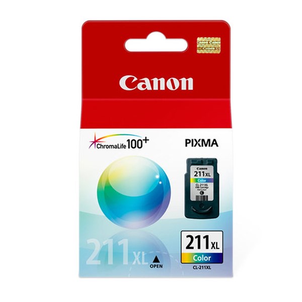 Cartucho de Tinta Canon CL-211 CL211XL 2975B017AA Color Original