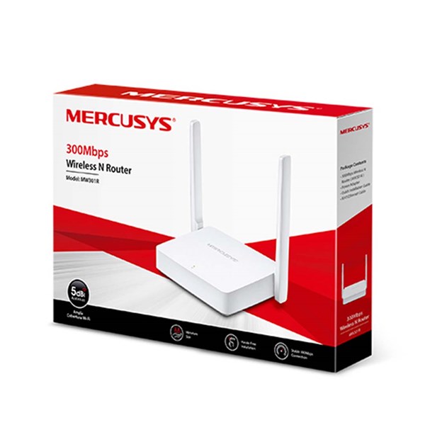 Roteador Mercusys MW301R Wireless 300Mbps IPV6 2Ant 5Dbi (Ver. 3.8)
