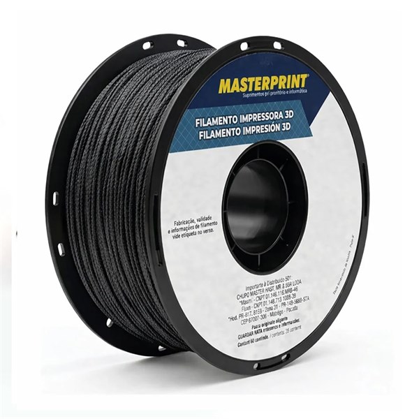 Filamento 3D PETG Fibra De Carbono 1KG 1.75MM Masterprint
