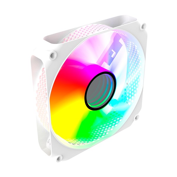 Kit 3 Fans Cooler Auster Snow Branco Clanm Molex