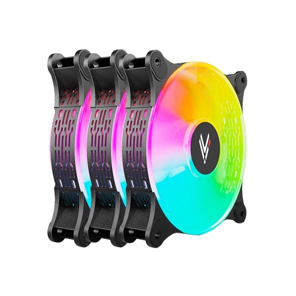Kit 3 Fan Hi Level Lite ARGB Com Controladora