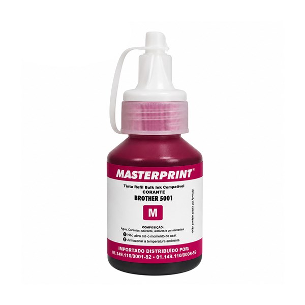 Refil Compatível Brother 5001 Magenta Masterprint 48ML