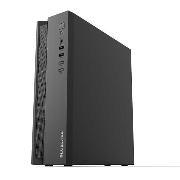 Gabinete Slim com Fonte TFX 200W SlimDesk TFX BG-2005 Preto Bluecase - USB 3.0 MATX