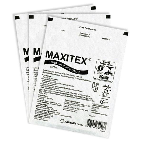 LUVA CIRURGICA ESTERIL N8-0 UN MAXITEX