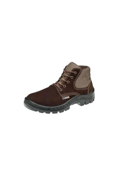 Bota Amarrar Nobuck Marrom Café Bico de Plástico - Marluvas | CA- 45611