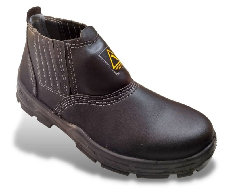 Bota de Elástico Lateral Eletricista Belf Bico De PVC - Bracol | CA-  38760