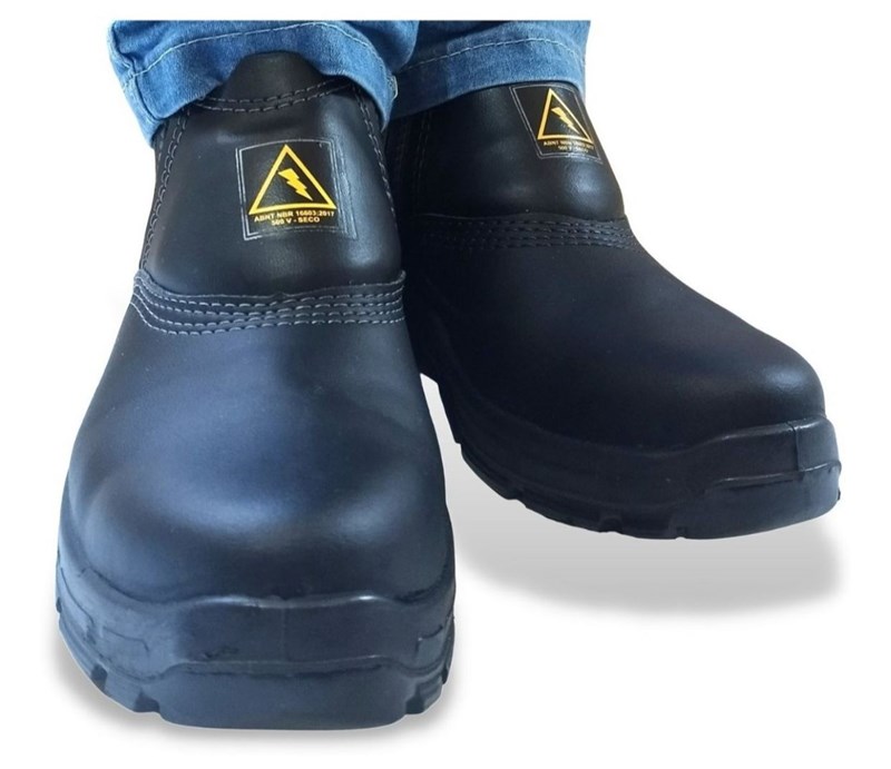 Bota de Elástico Lateral Eletricista Belf Bico De PVC - Bracol | CA-  38760