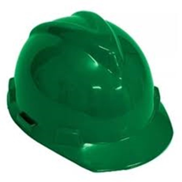 Capacete Aba Frontal Com Jugular Classe B  V-Gard 311313 Verde - MSA | CA-  498