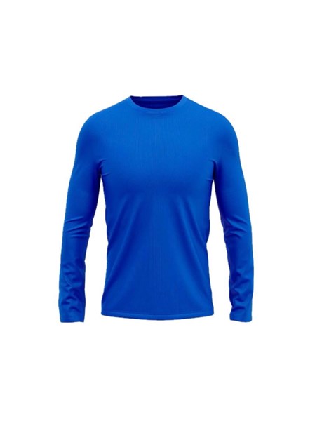 Camisa Manga Longa Com Proteção Uv Poliéster Azul - Fortaleza EPI