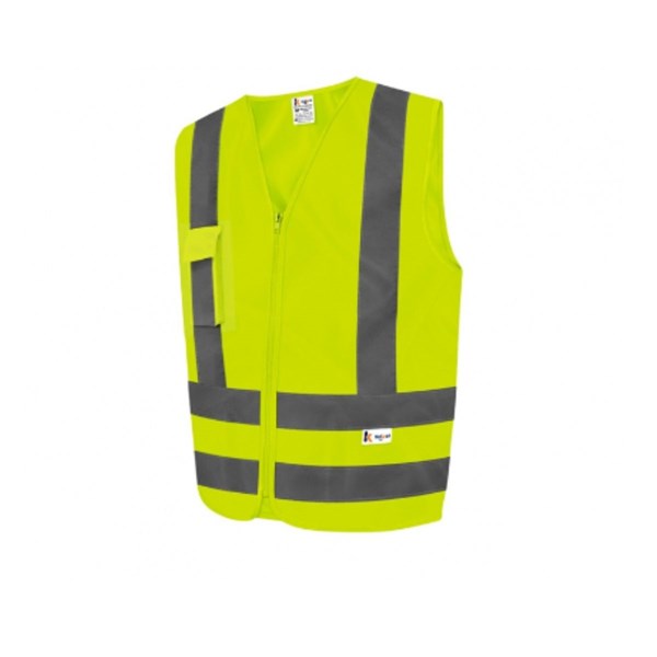 Colete Com 1 Bolso - Kalipso - Amarelo Fluorescente