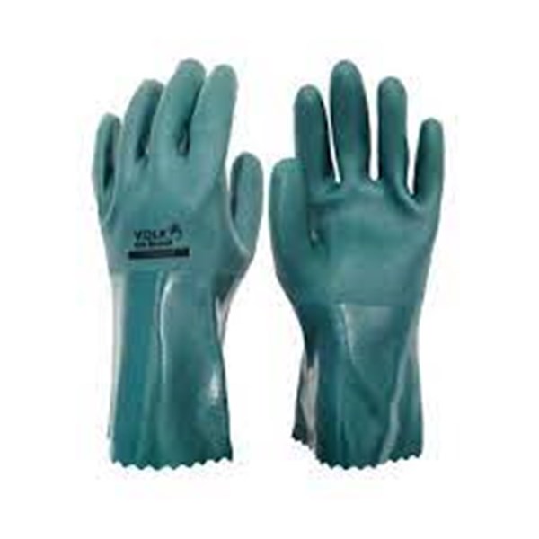 Luva De Pvc Palma Áspera Punho 26 Cm Smart - Volk | CA- 46837