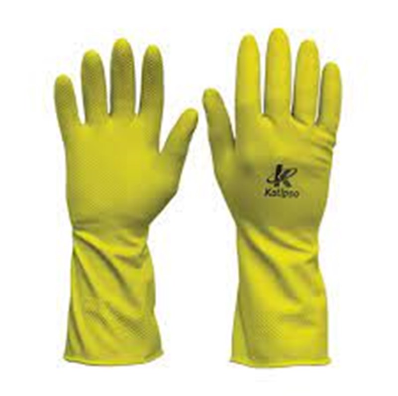 Luva Látex Amarela - Kalipso | CA- 13959