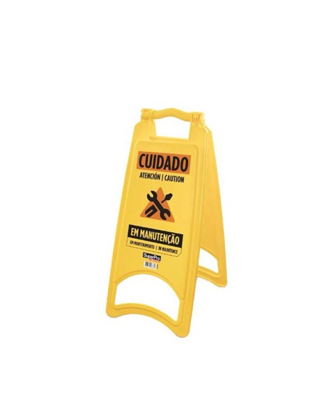 Placa Para Sinalização "Em Manutenção" - SuperPro Bettanin