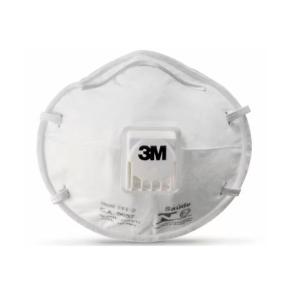 Respirador Pff2 C/ Valv Concha Máscara Branco 8822 Hb004116636 - 3M | CA- 5657