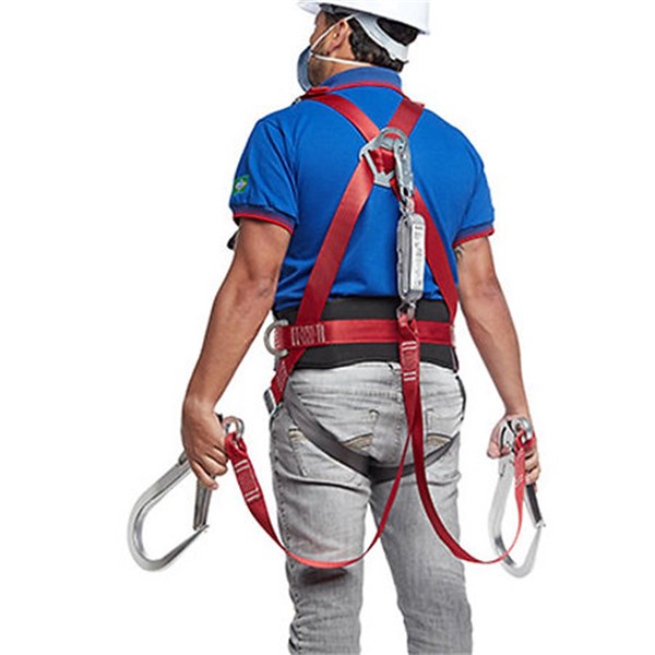 Talabarte "Y" Com Absorvedor De Energia 2 Conectores 110mm 2103 - Camper