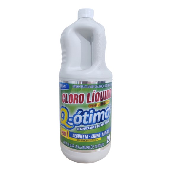 CLORO LIQUIDO 5% SUPER FORTE 2L Q OTIMO