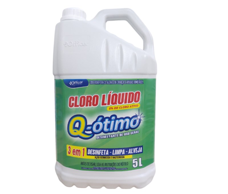 CLORO LIQUIDO 5% SUPER FORTE 5L Q OTIMO