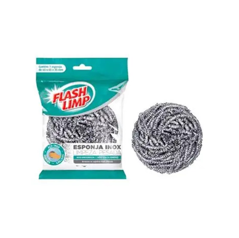 ESPONJA INOX FLASH LIMP UN