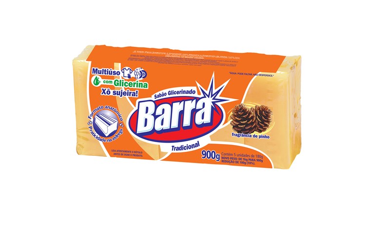 SABAO GLICERINADO 5X180G BARRA