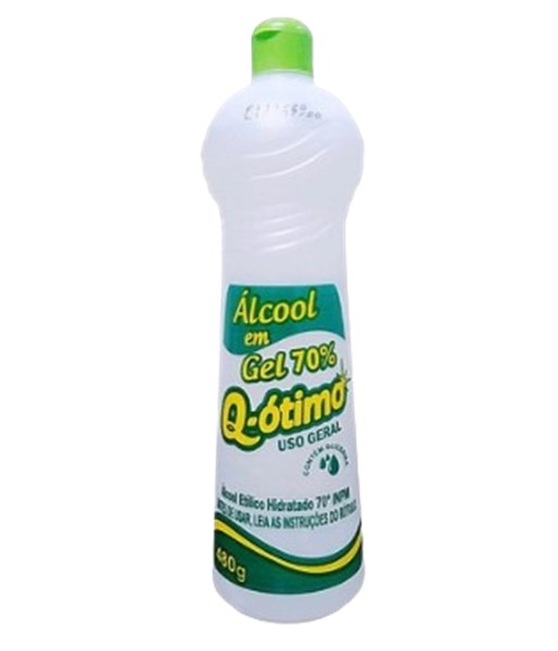 ALCOOL EM GEL 70º 480G Q OTIMO