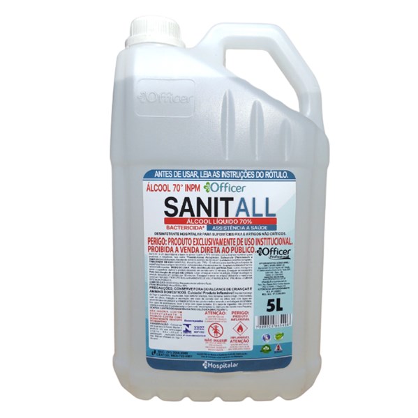 ALCOOL LIQUIDO 70º SANIT ALL 5L