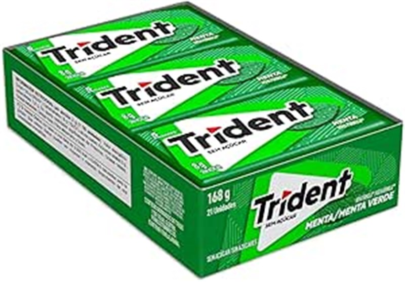 CHICLETE TRIDENT MENTA 21UN X 8,5G