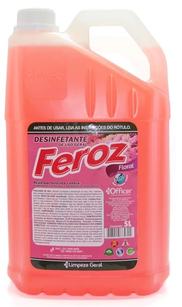 DESINFETANTE FLORAL 5L FEROZ