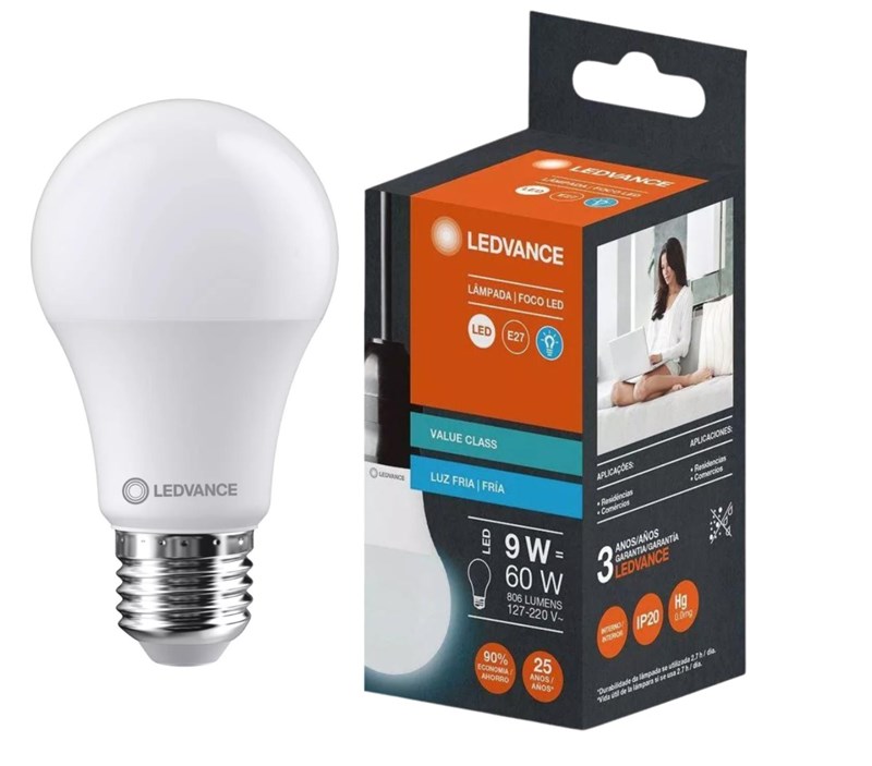 LAMPADA LED 9W LEDVANCE