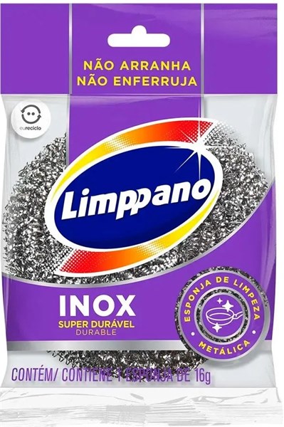 ESPONJA INOX LIMPPANO UN