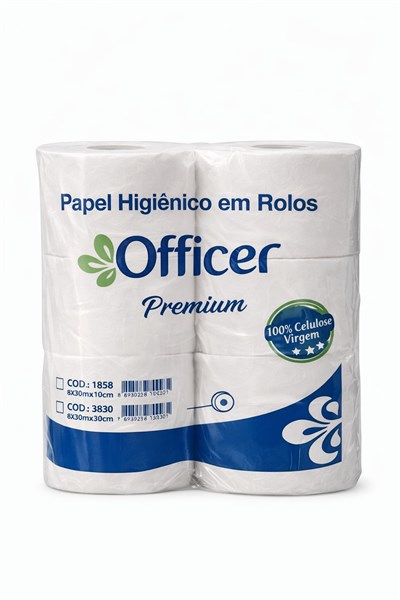 PAPEL HIGIENICO 300M 8UN FOLHA SIMPLES PREMIUM 100%CEL