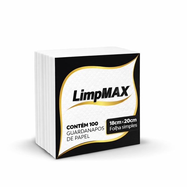 GUARDANAPO 18X20 C/100UN LIMPMAX