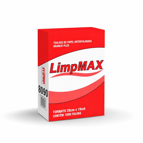 PAPEL TOALHA INTERFOLHEADO LIMPMAX BRANCO 1000FLS