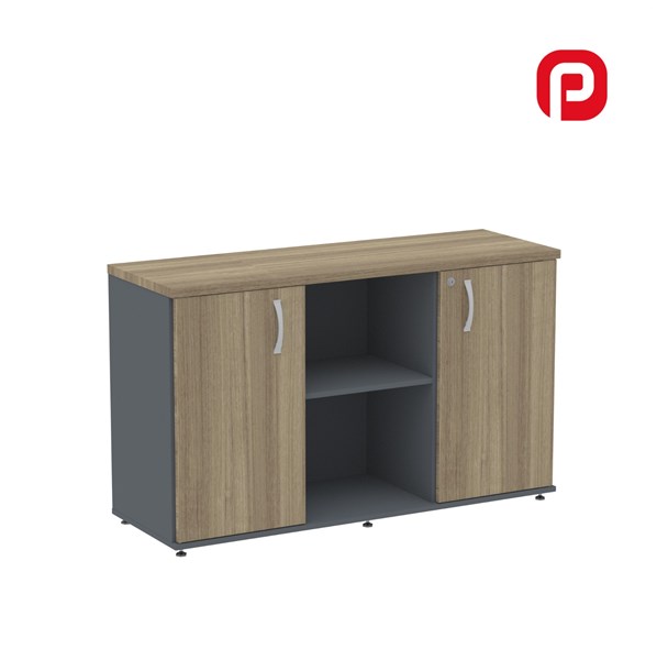 ARMARIO BAIXO CREDENZA 25MM NATURALLE / GRAFITO