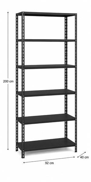 ESTANTE INDUSTRIAL L2 2,00X0,92X0,40 C6 BAND - PRT