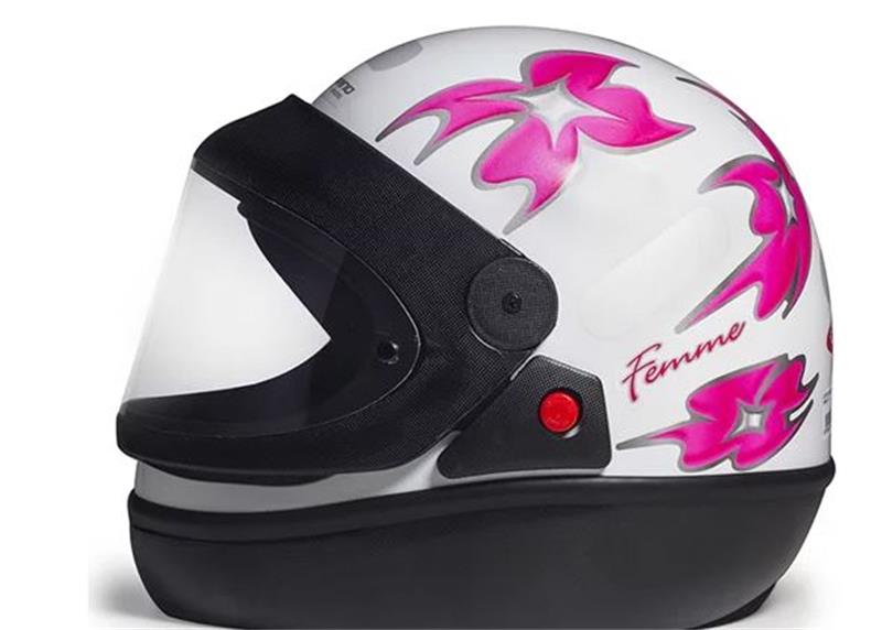 CAPACETE SAN MARINO 58 BRANCO FEMME
