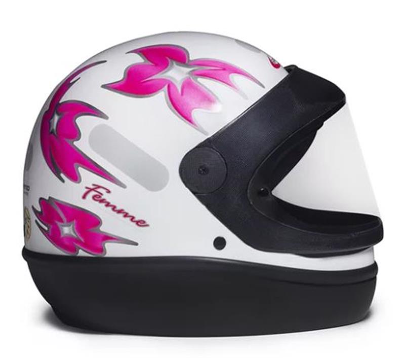 CAPACETE SAN MARINO 58 BRANCO FEMME