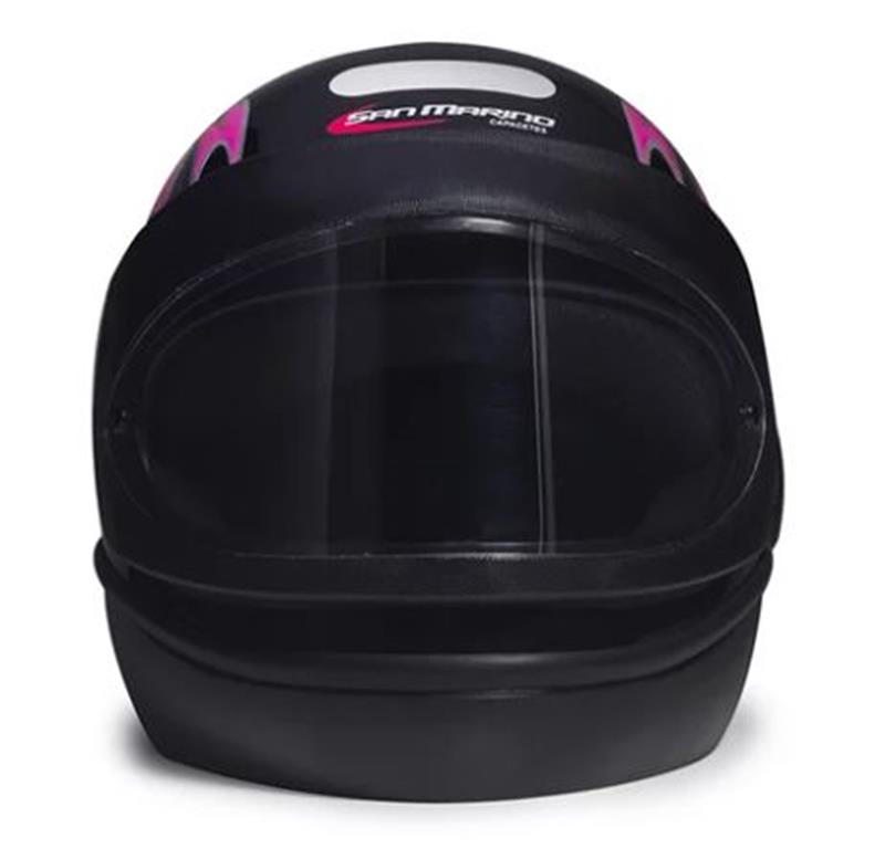 CAPACETE SAN MARINO 58 PRETO FEMME